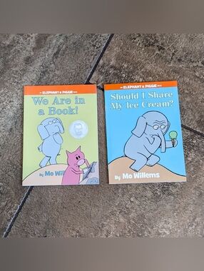 2 Elephant And Piggie Books By Mo Willems Sooooo Cute ❤️